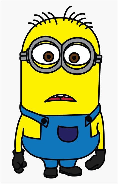 Minion Despicable Me Http - Easy Drawing Of Cartoon Character, HD Png ...