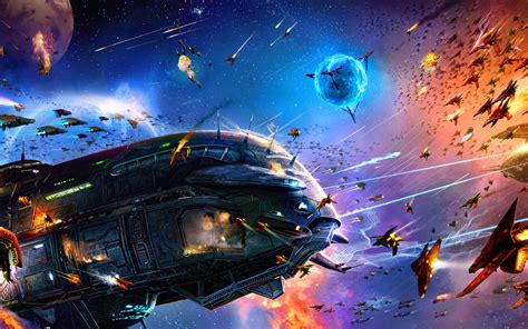 🔥 [50+] Epic Space Battles Wallpapers | WallpaperSafari