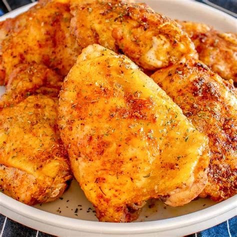 Crispy Southern Baked Chicken Thighs | A Reinvented Mom