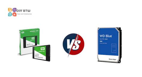 Western Digital Blue vs Green SSD: What's the difference? - Difference Between