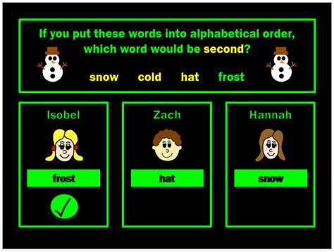 Alphabetical Order Powerpoint Game by Grammatickx | Teaching Resources