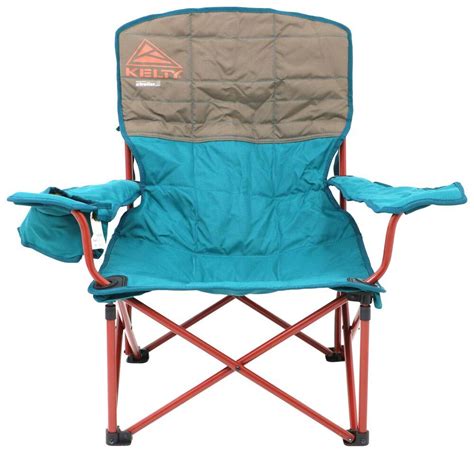 Kelty Lowdown Camp Chair - 12" Tall Seat - Teal and Brown Kelty Camping Chairs KE97AR