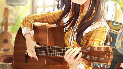 Anime Girls With Guitar HD Wallpapers - Wallpaper Cave