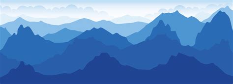 Mountains vector landscape. Nature background in the morning. 10055953 ...