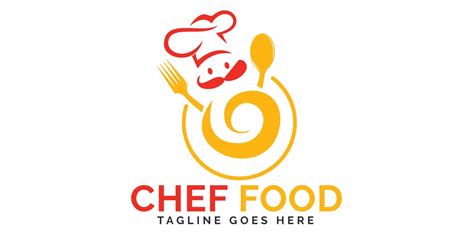 Chef Food Logo Design. by IKAlvi | Codester