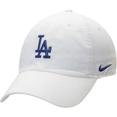 Los Angeles Dodgers Nike MLB Heritage 86 Adjustable Hat - White