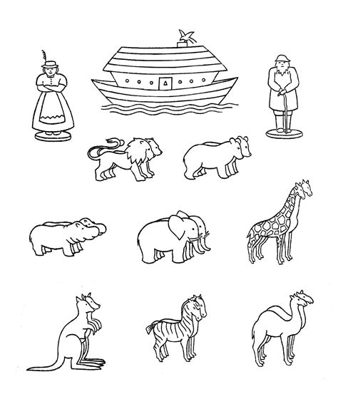 Noah's Ark Animals Printable - Printable Word Searches