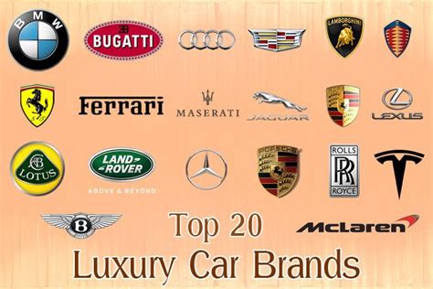 Top 20 Luxury Car Brands | Car brands, Luxury car brands, Expensive car ...