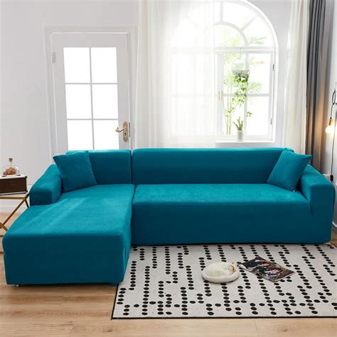 SAYFUT Sofa Covers, Stretch Polyester Fabric Stretch Sofa Slipcover Three Seater, Elastic ...