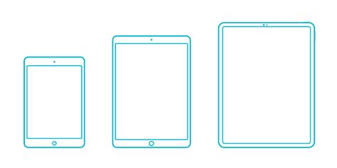 Apple iPads Dimensions & Drawings | Dimensions.com