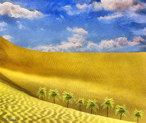 Sahara Desert Painting by George Rossidis