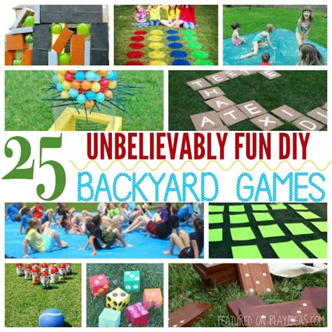 25 Unbelievably Fun DIY Backyard Games For Kids