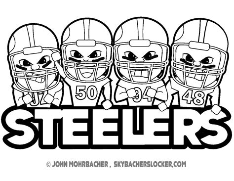 Pittsburgh Steelers Pages Coloring Pages