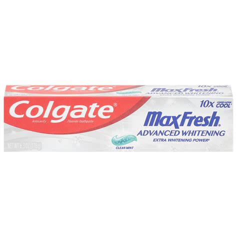 Save on Colgate Max Fresh Advanced Whitening Toothpaste Clean Mint Order Online Delivery | Stop ...