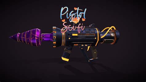 ArtStation - Sci-fi Pistol | Game Assets