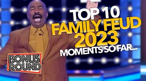 10 Best Steve Harvey Family Feud 2023 Moments... So Far! - Win Big Sports