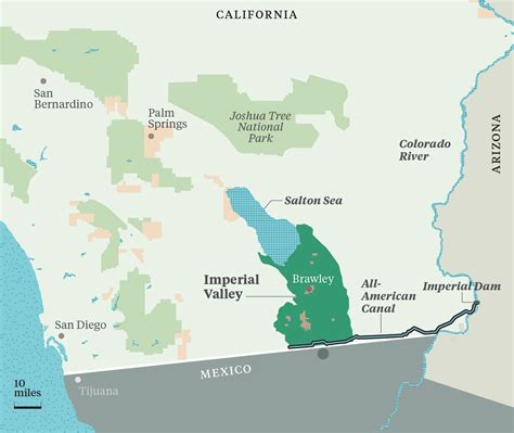 Imperial Valley California Map - Aloise Marcella