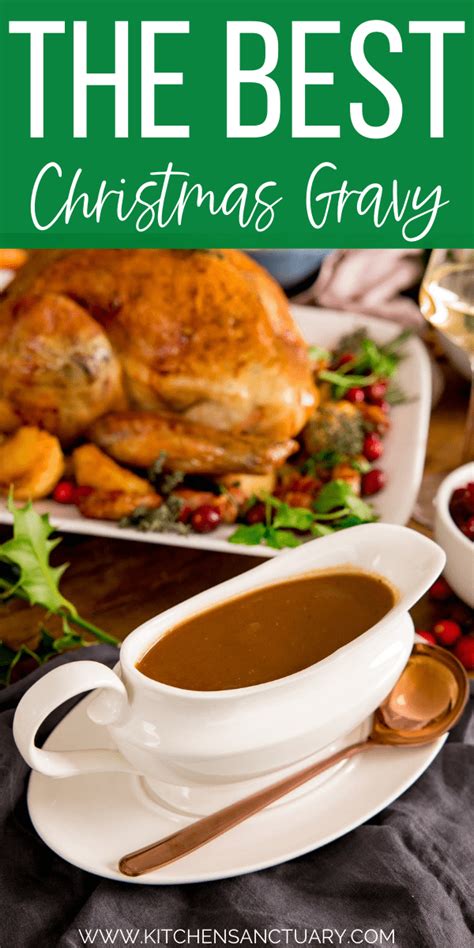 Make Ahead Gravy for Christmas - Nicky's Kitchen Sanctuary