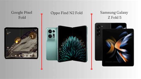 Google Pixel Fold vs Samsung Galaxy Z Fold 5 vs Oppo Find N2 Flip: Whats your choice - All About ...