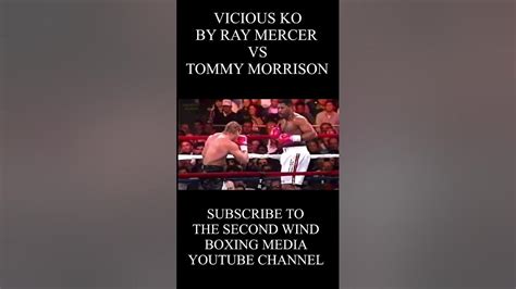 VICIOUS KO RAY MERCER VS TOMMY MORRISON #fight #knockouts #boxing #heavyweightboxing # ...