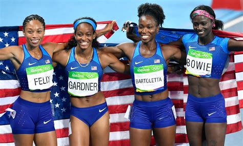 2016 Rio Olympics: U.S. women’s 4×100 meter relay wins gold – Daily News