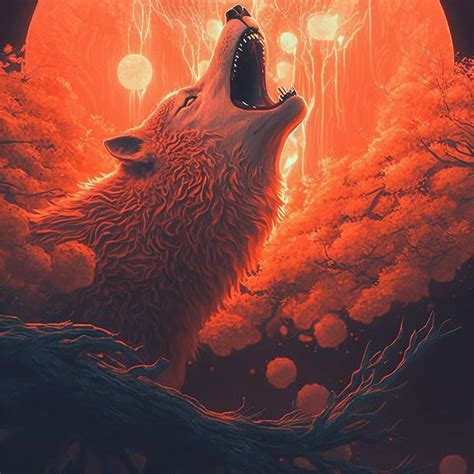 Red Wolf Art Digital Art by Kailooma X TheDol - Pixels