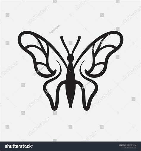 Butterfly Vector Illustration Isolated White Background Stock Vector (Royalty Free) 2117370746 ...