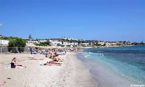 Hersonissos beaches - narrow town beaches | Crete Beaches