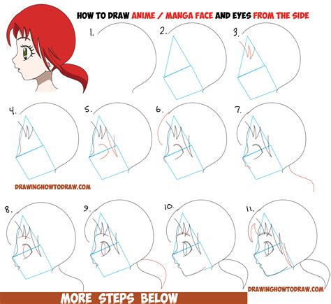 Details more than 76 step by step drawing anime - in.cdgdbentre