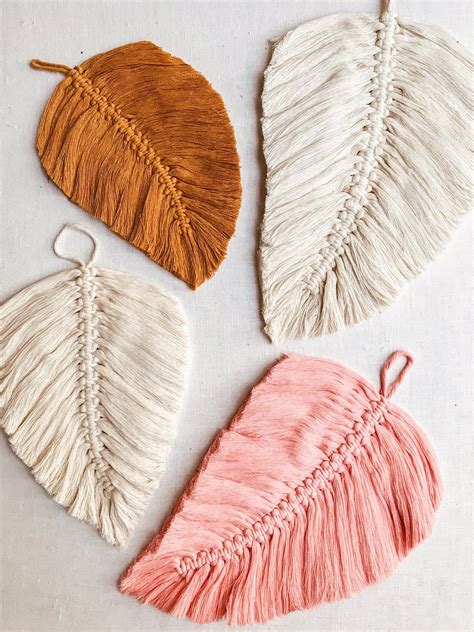 DIY Macrame Feathers - Honestly WTF