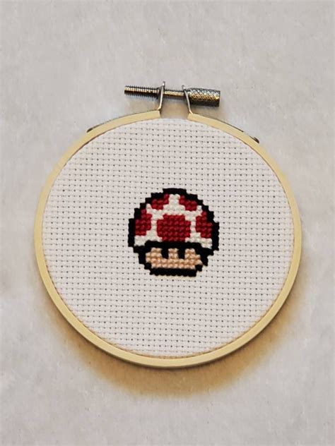 Classic Style Red Mario Mushroom - Etsy