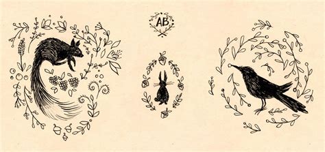 Ink Animals by aberry89 on DeviantArt