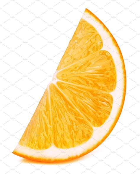 Orange Fruit Slice Isolated