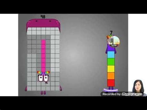 numberblocks 98 7 - YouTube