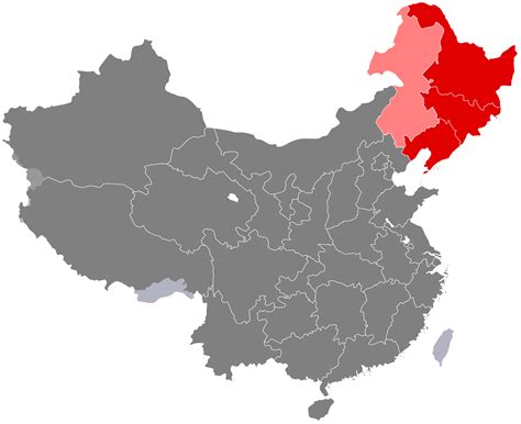 Manchuria China Map