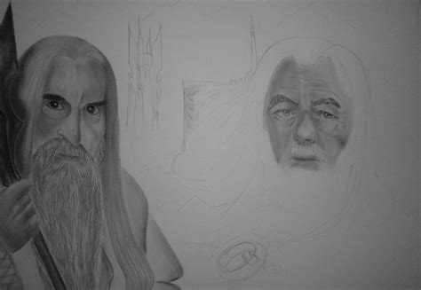 Saruman vs. Gandalf WIP 2 by DiscoveringArtWorld on DeviantArt