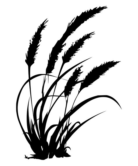 Free Grass Clipart Black And White, Download Free Grass Clipart Black ...