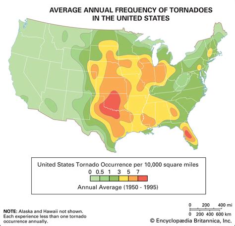 Usa Map Tornado Alley - Alvera Marcille