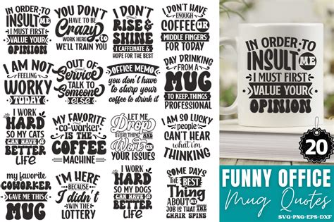 Sarcastic Coffee Mug Quotes Bundle Graphic by CraftArt · Creative Fabrica