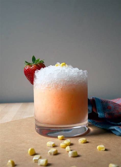 Crushed ice makes the people happy | Sweet corn, Cocktail recipes easy, Yummy drinks