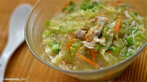 Chicken SOTANGHON (Vermicelli Chicken Noodle Soup) — Ulam Pinoy #26 - NewbieTo Cooking