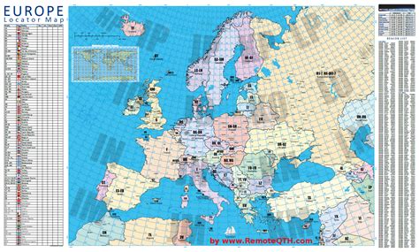 Europe locator map