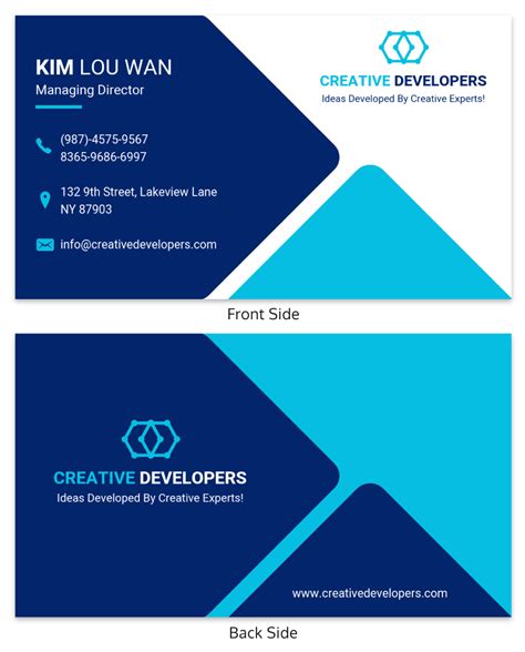 38 Business Card Examples, Ideas with Templates - Venngage