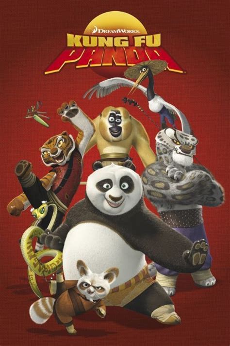 KUNG FU PANDA - cast Poster | Sold at UKposters