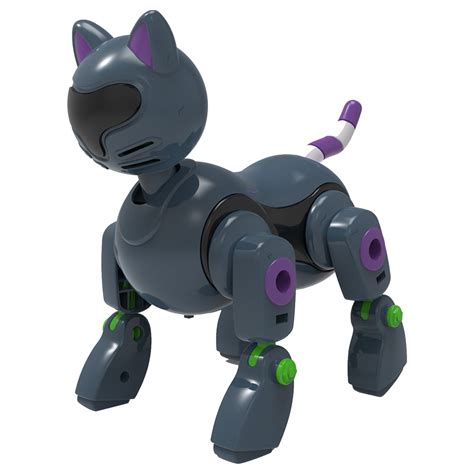 Robot Cat Toy for Kids DIY Pet Toy Interactive Toy Intelligent Educational Kids Toys Suitable ...