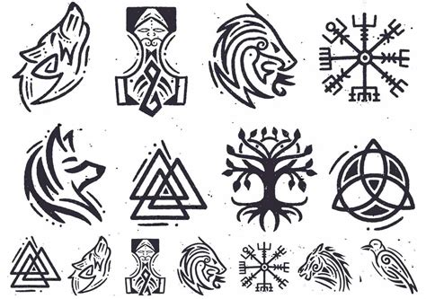 Celtic tattoos on A5 sheet - fake tattoos - Like ink