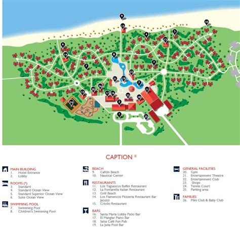 Resort Map | Sol Cayo Santa Maria | Cayo Santa Maria, Cuba