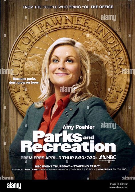 AMY POEHLER POSTER, PARKS AND RECREATION, 2009 Stock Photo - Alamy