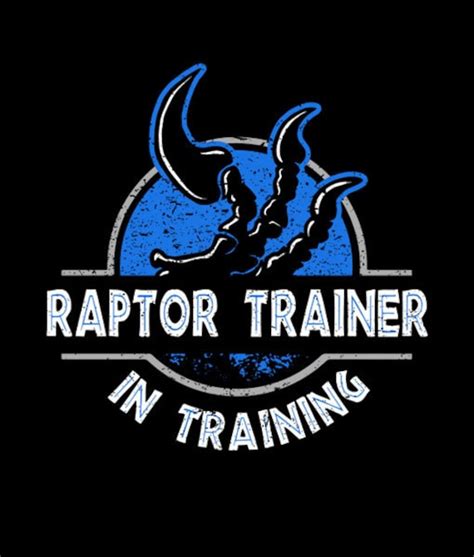 Raptor Trainer In Training Jurassic World Shirt Guys by Yipptee