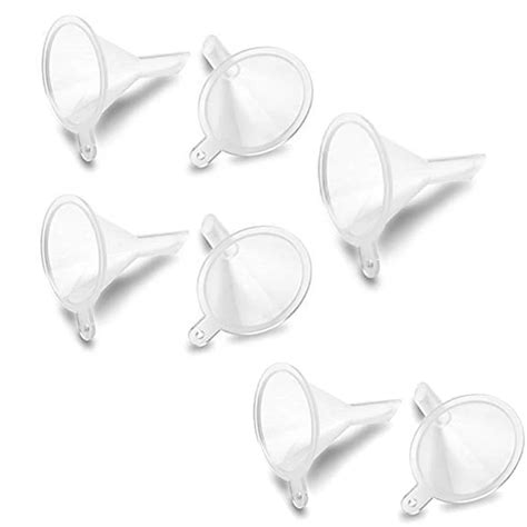 10Pcs/Pack Plastic Mini Essential oil Funnel Cream plastic Funnel Filter Cup Best selling ...